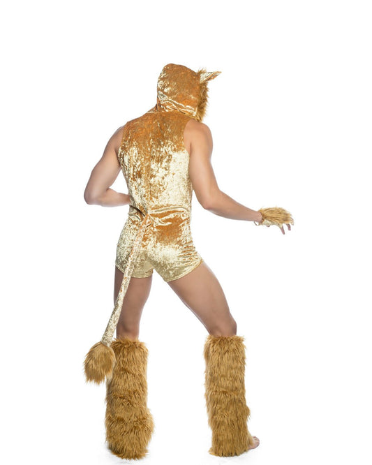 2pc Lusty Lion King Mens Costume - Unspoken Fashion