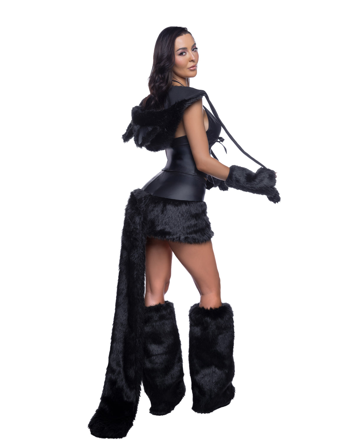 Nocturnal Kitten 5-Piece Feline Costume Set