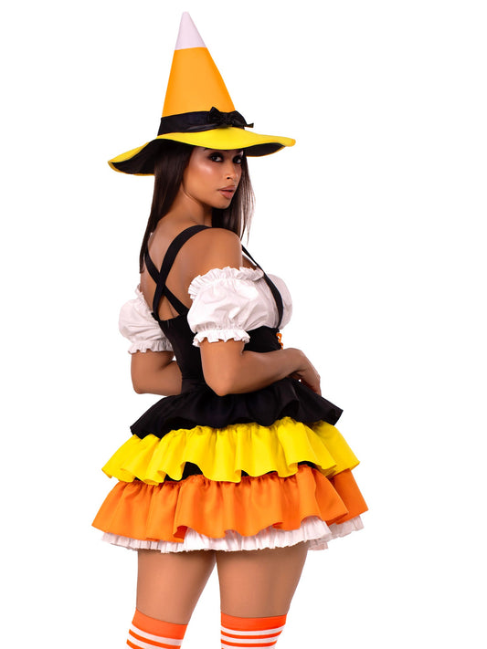 Candy Corn Witch Costume