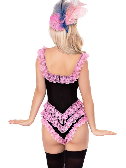 Ruffle Bodysuit with Boning
