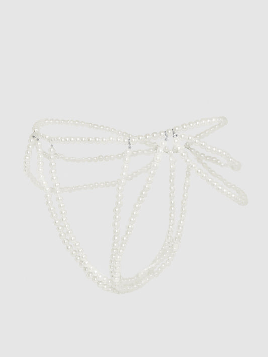 Pearl Draped Panty