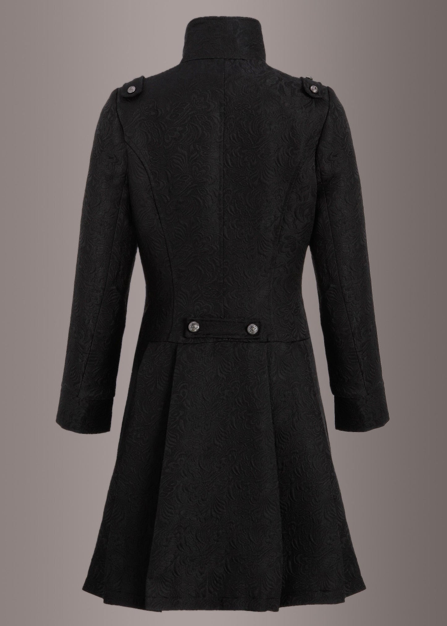 Gothic Brocade Coat Jacket with Buttons