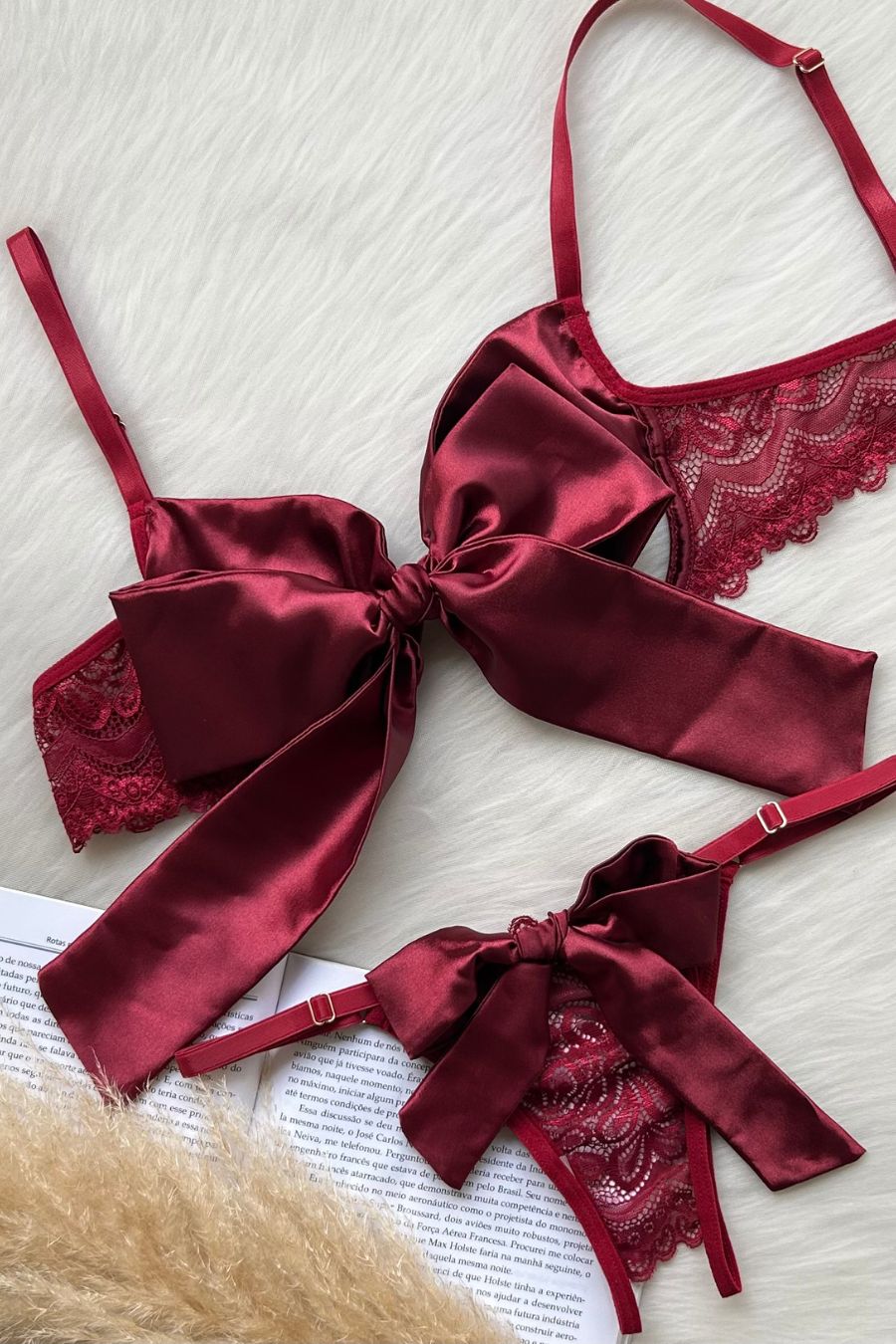 Lingerie Bow Tie Set