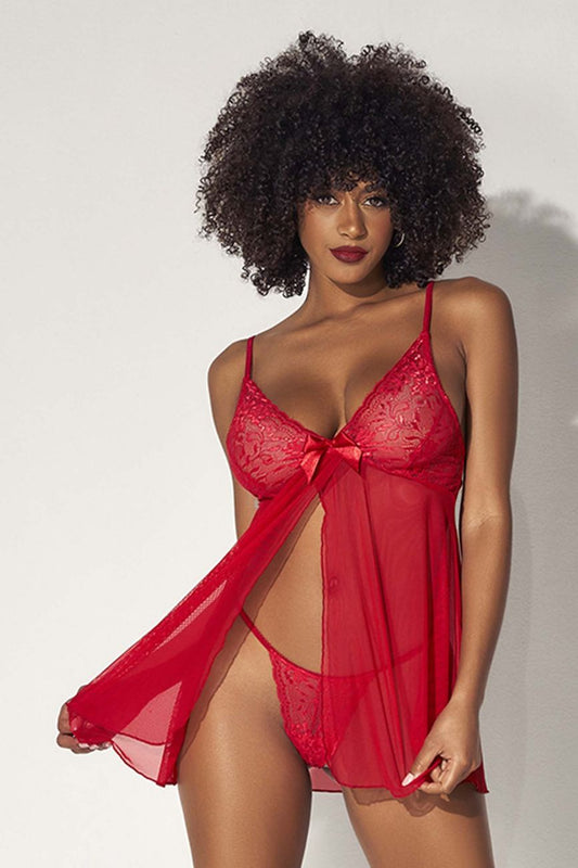 Mapale 7501 Babydoll Color Red.