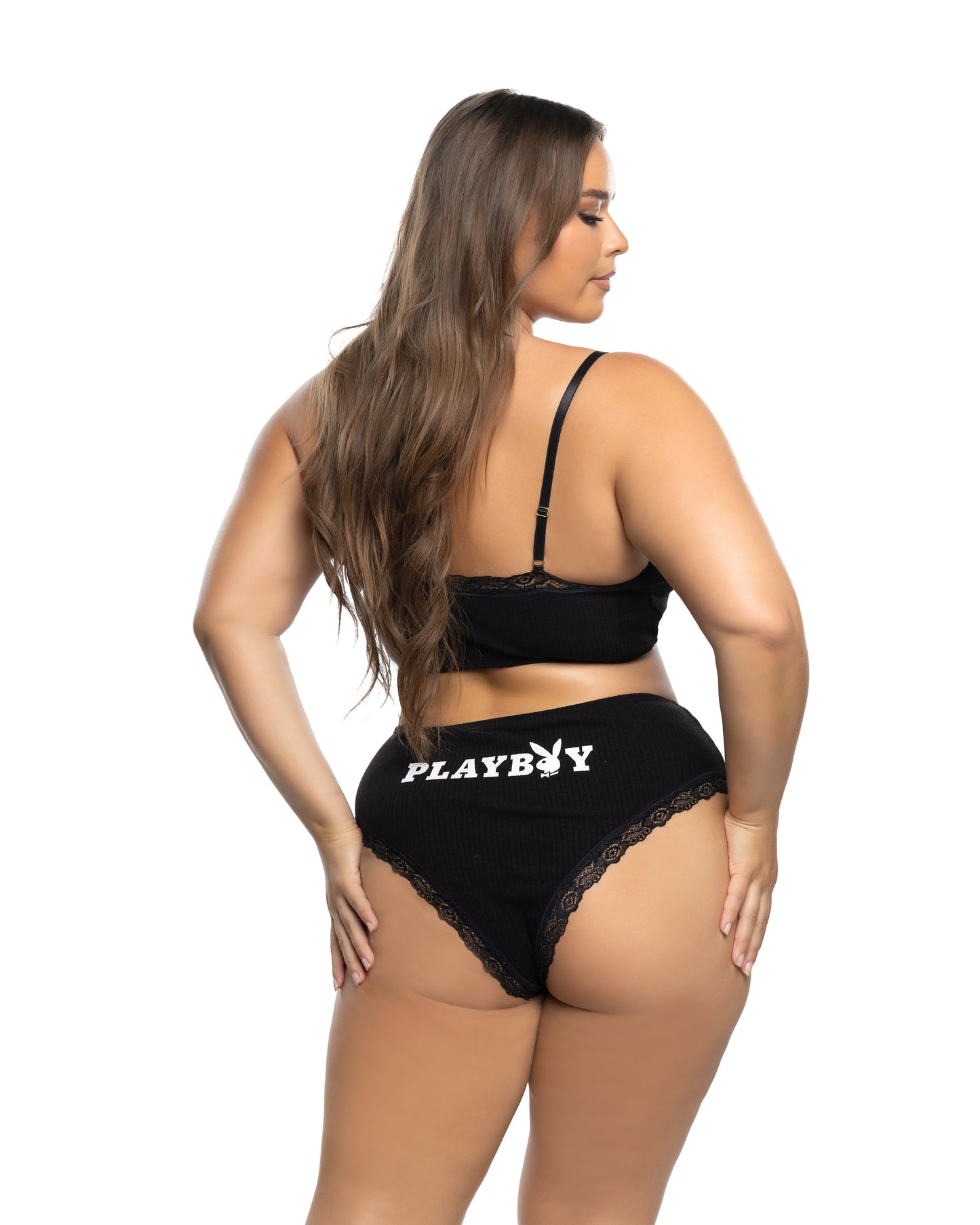 Playboy Comfy Bunny 2pc Cropped Cami Set Roma Confidential