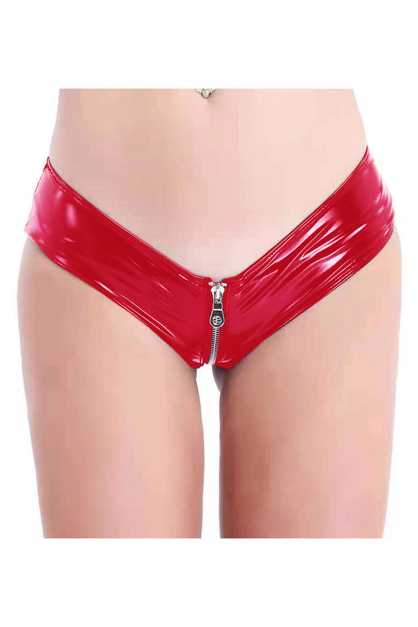 Vinyl Zipper Panty.