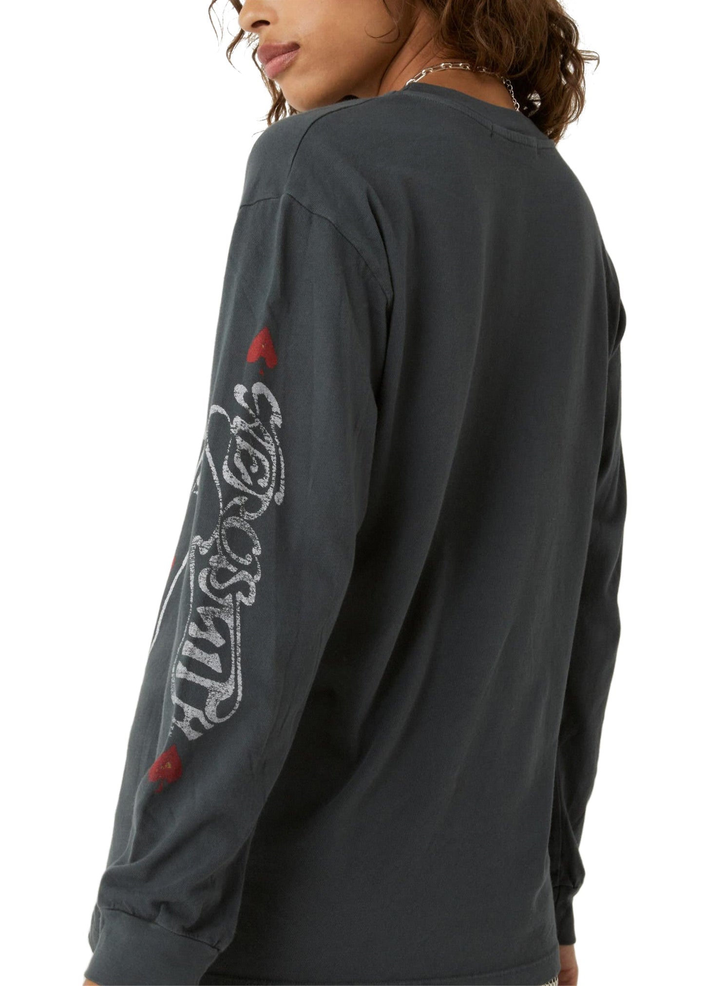 Aerosmith Ace Of Spades Oversized Long Sleeve Band Shirt by Daydreamer LA