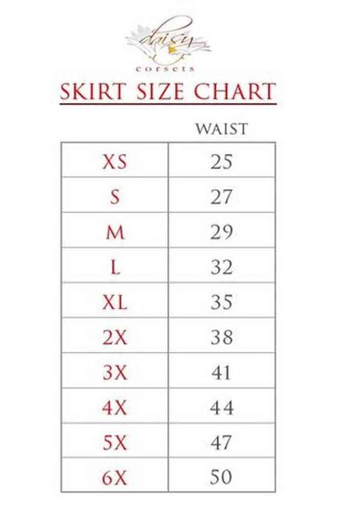 Red Sequin 3 Layer Skirt