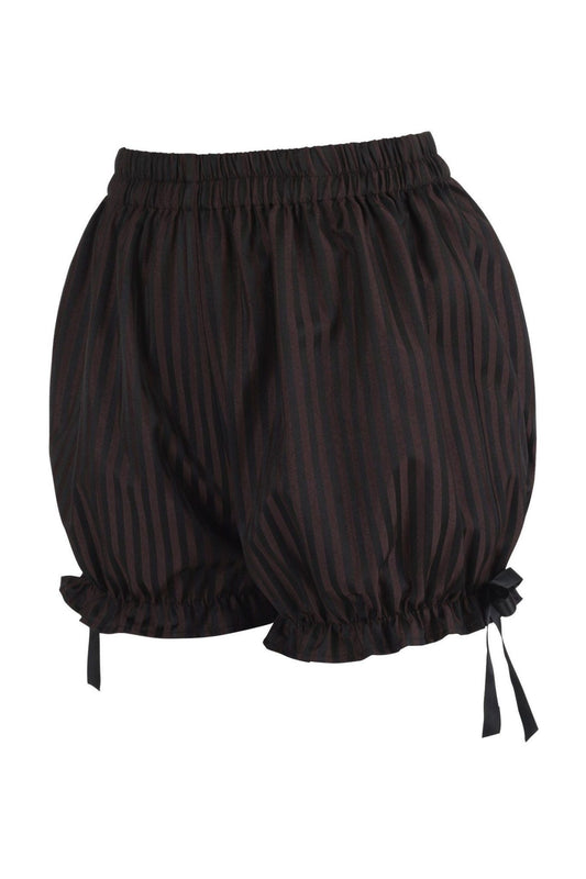 Black/Brown Stripe Brocade Bloomers