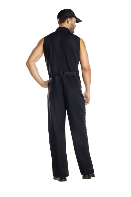 Dreamguy Formula Racer Jumpsuit Men’s Costume – Racing Driver Outfit