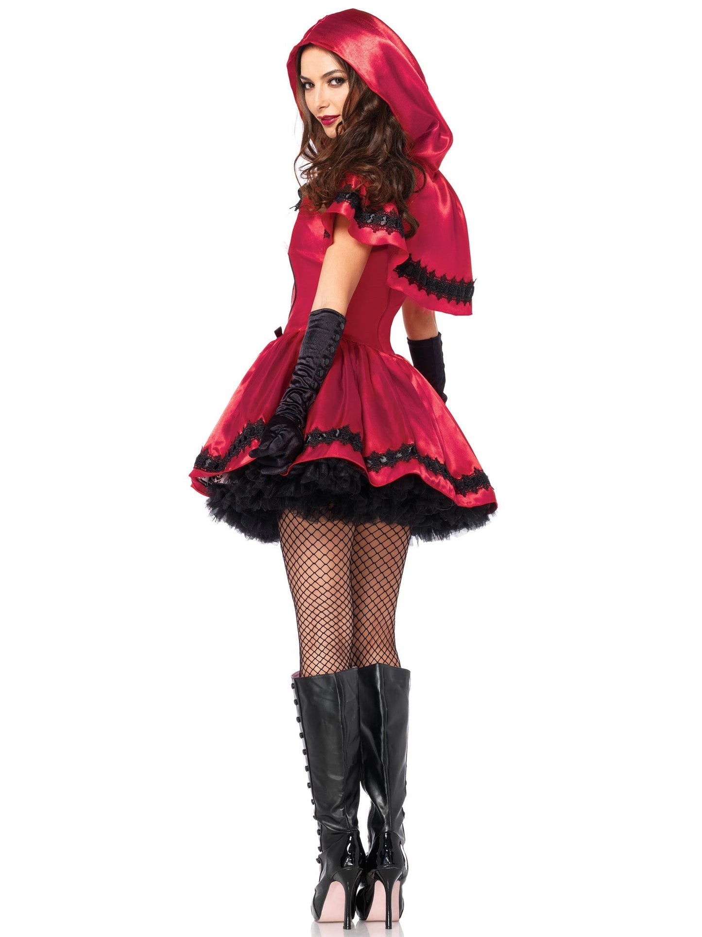 Gothic Red Riding Hood Costume - Unspoken Fashion
