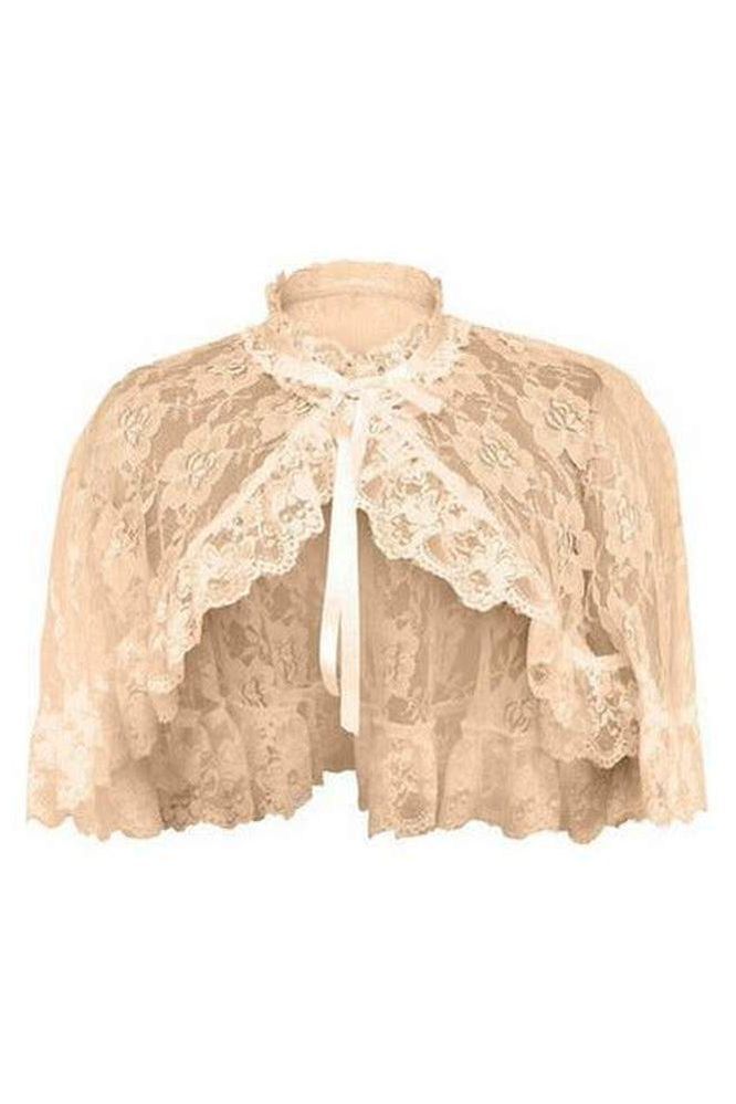 Ivory Lace Cape