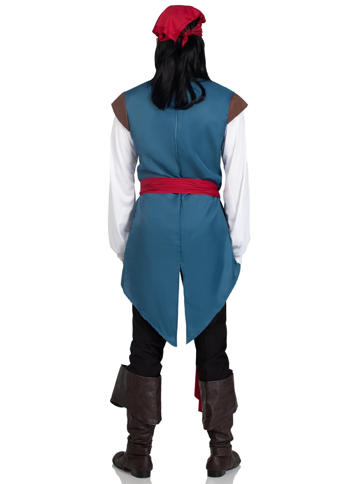 Men's 3 PC Scoundrel Pirate Costume - Unspoken Fashion