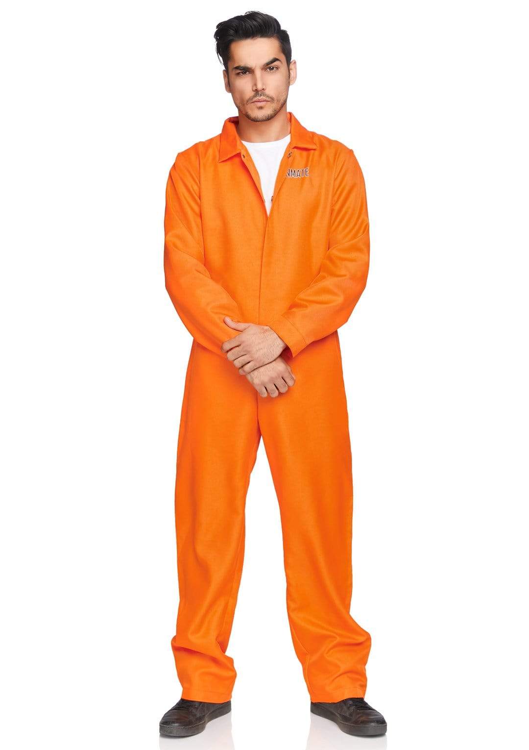 Men's Orange State Prison Jumpsuit Costume - Unspoken Fashion