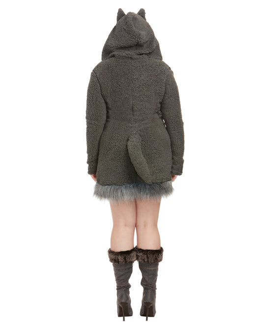 Dreamgirl Plus Size Cozy Wolf