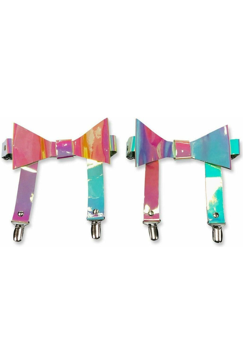 Rainbow Holo Garters (set of 2)