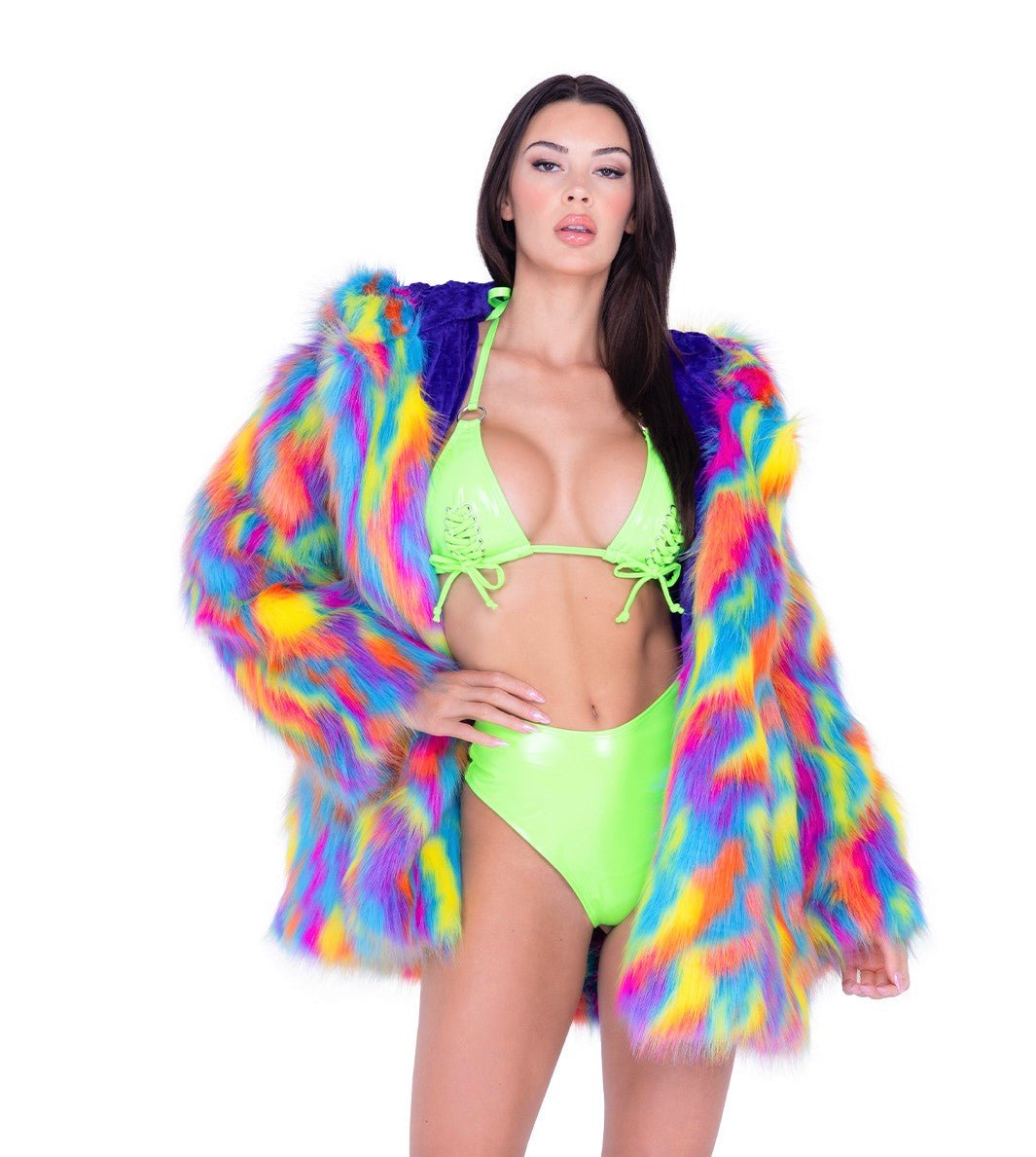 Rave FE310 - PVC Lace-Up Triangle Top - J. Valentine.