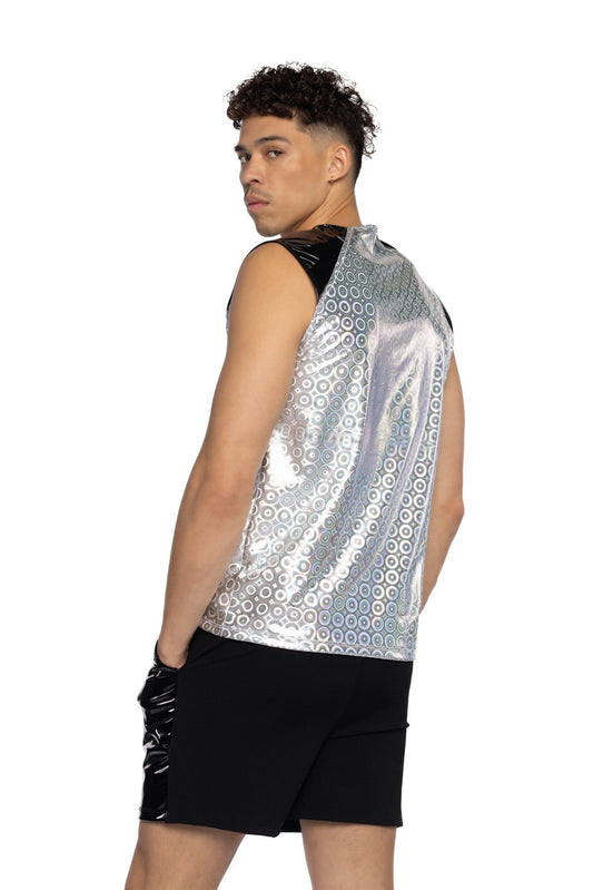 Rave JR156 - Two-Tone Men's Sleeveless Shirt - J. Valentine.