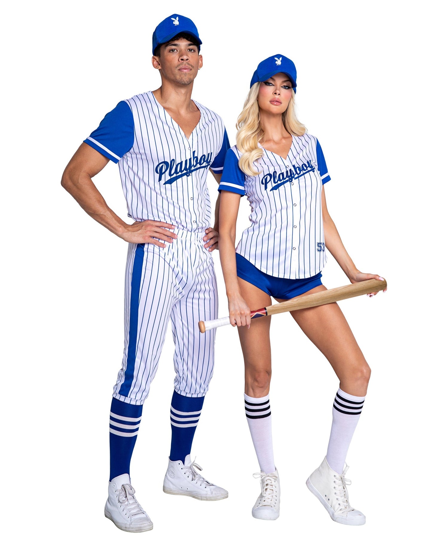 Roma 3PC Mens Playboy Baseball Homerun Hunk Costume.