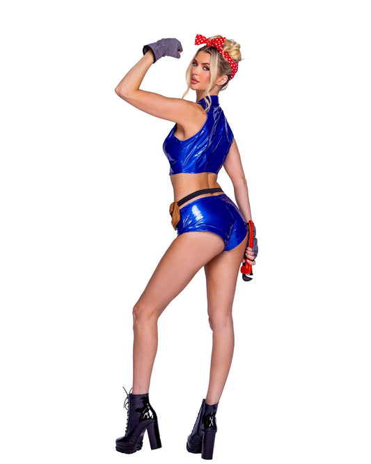 Roma 5pc We Can Do It Babe Costume.