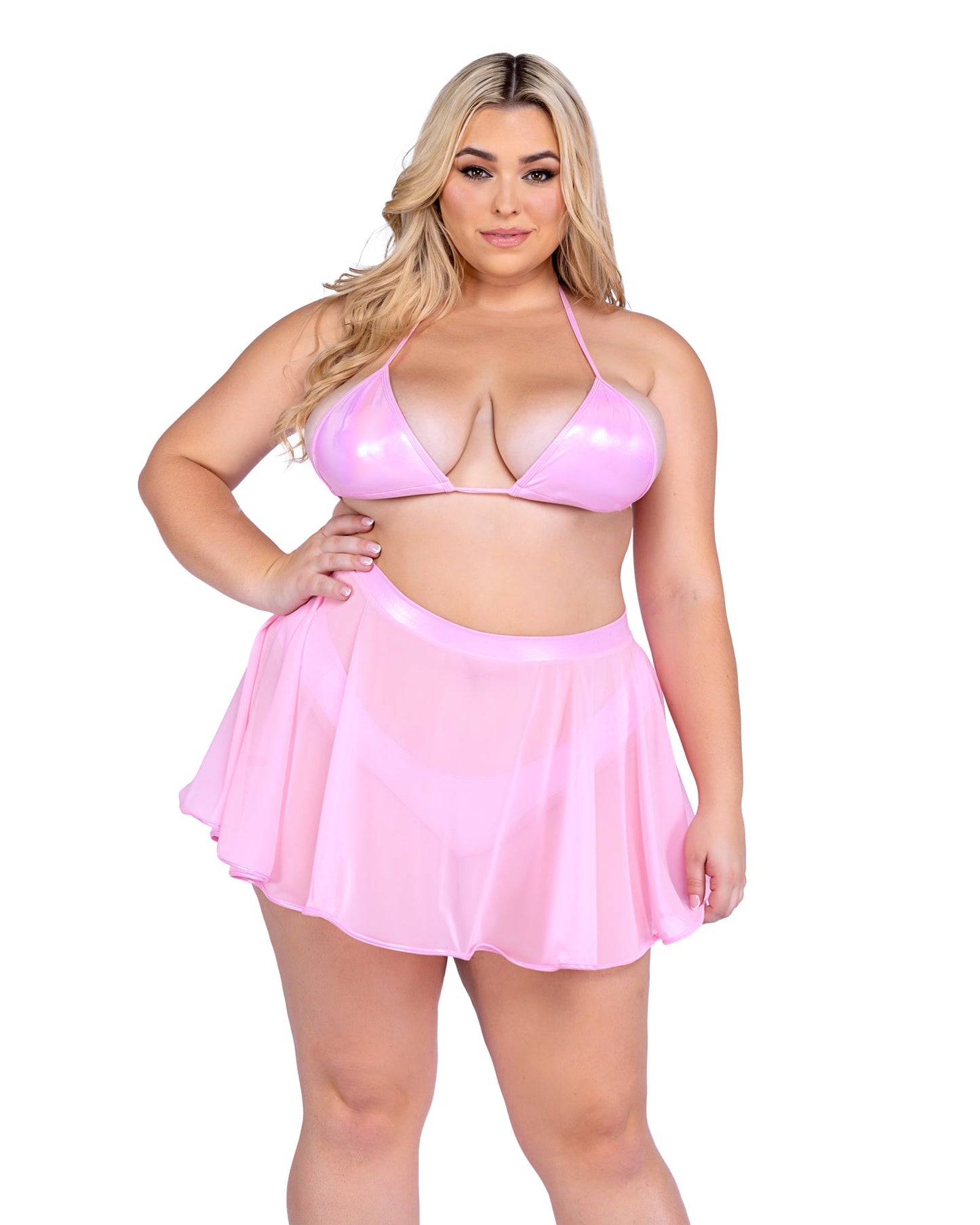 Roma Rave Festival Sheer Mesh Skirt.