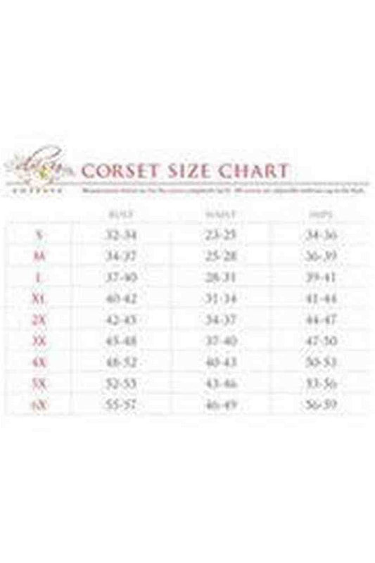 Top Drawer Purple Satin & Sequin Underwire Curvy Cut Steel Boned Waist Cincher Corset