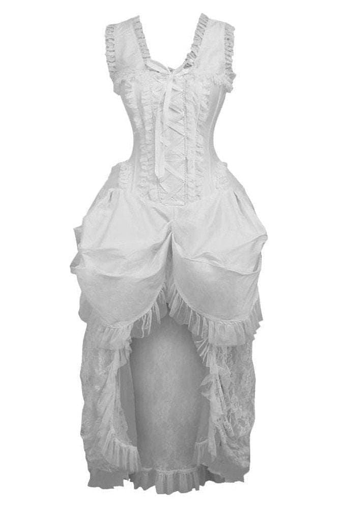 white christmas dresses Onyx Bustle Corset