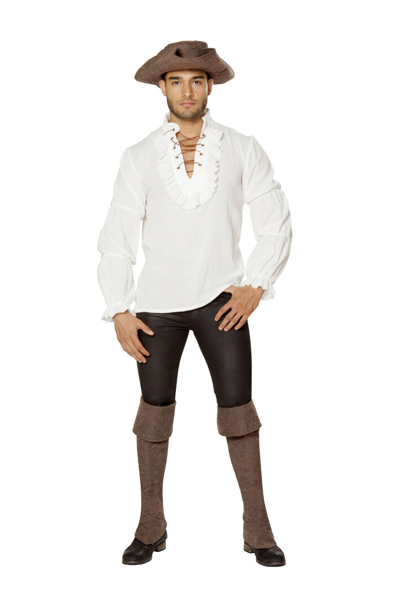 Roma Pirate Shirt for Men Costume.