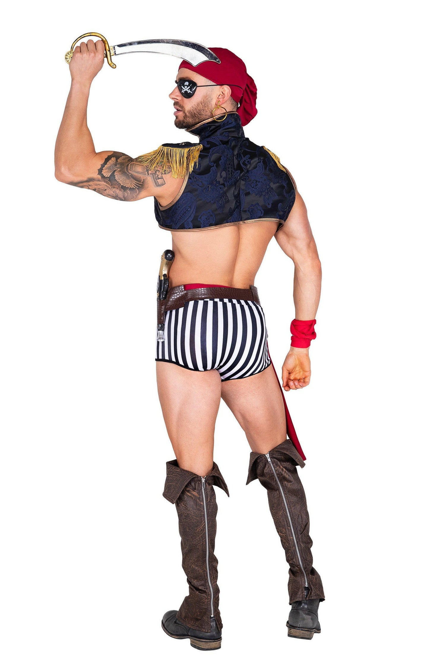 Roma 6pc Captain Hunk Costume.