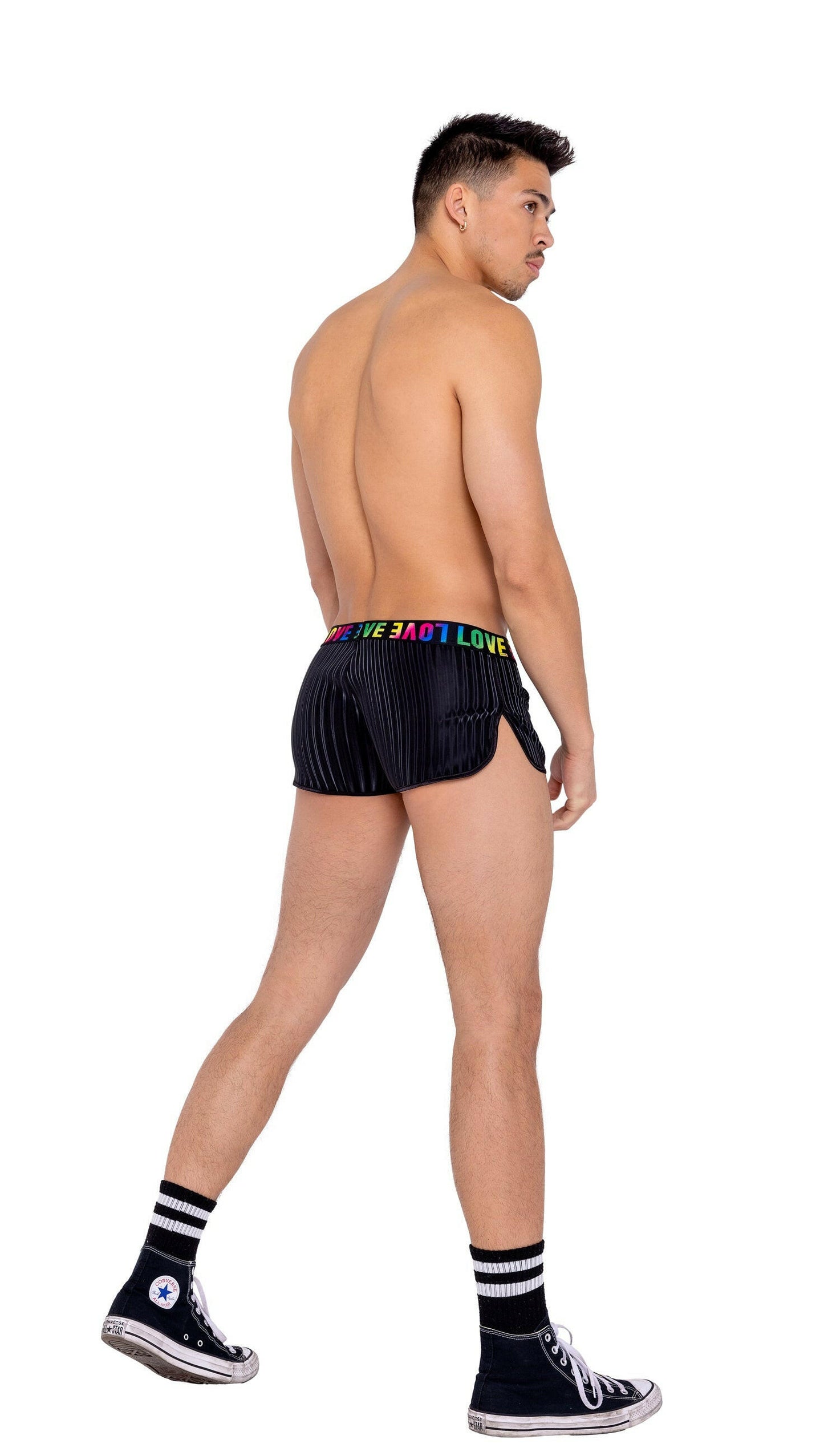 Roma Mens Pride Runner Shorts - Rave & Festival Wear.