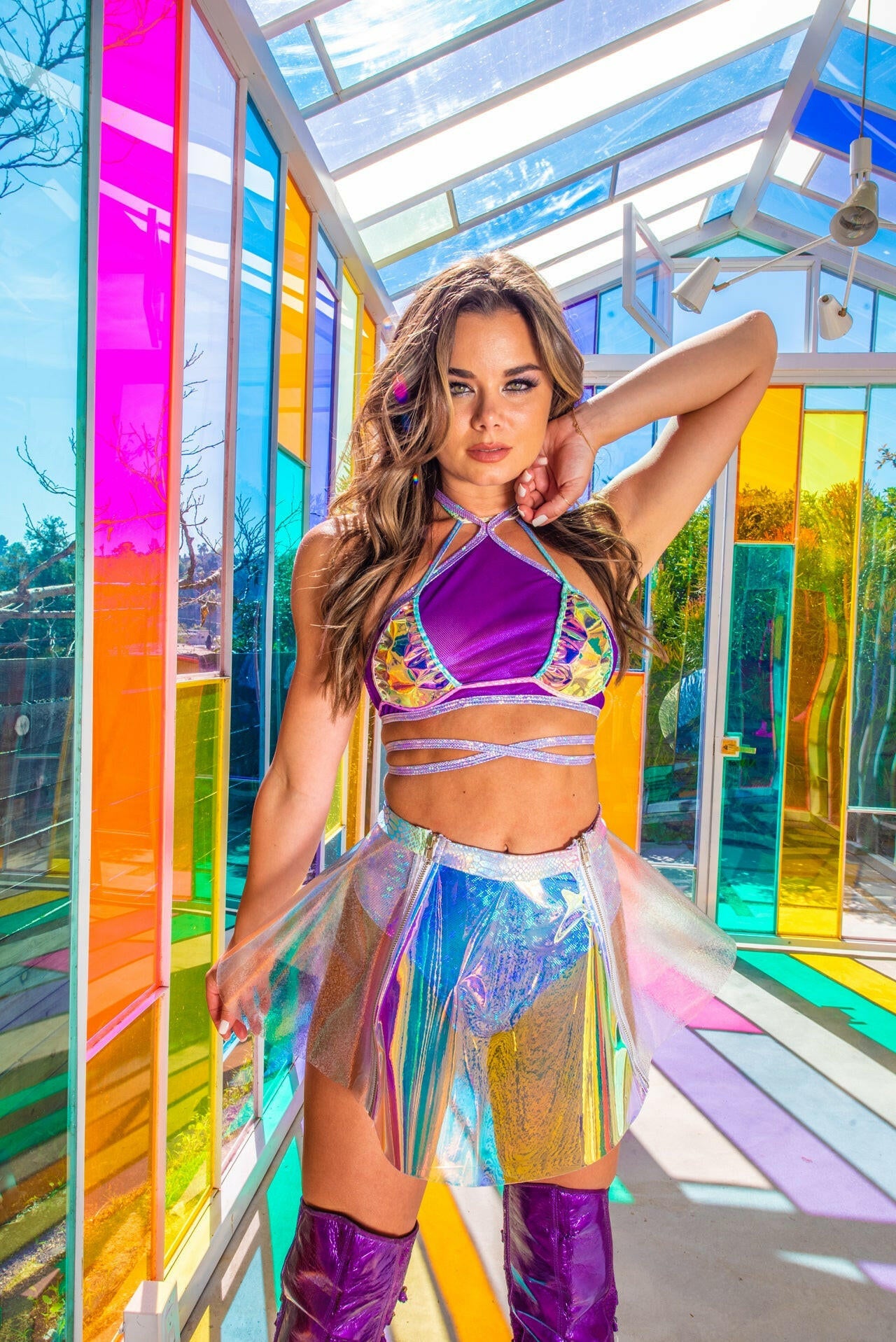 J. Valentine Higher-Waist Short - Festival Wear.