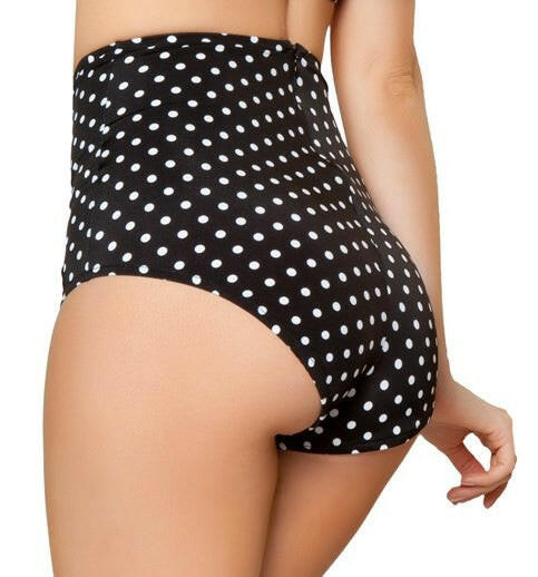 Roma Rave & Festival Wear - High-Waisted Black/White Shorts.