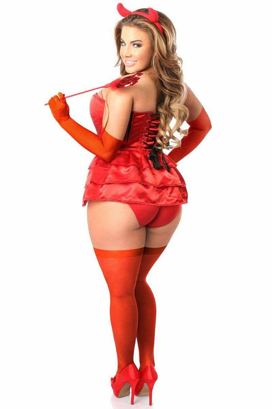 Lavish 5 PC Devilicious Corset Costume.