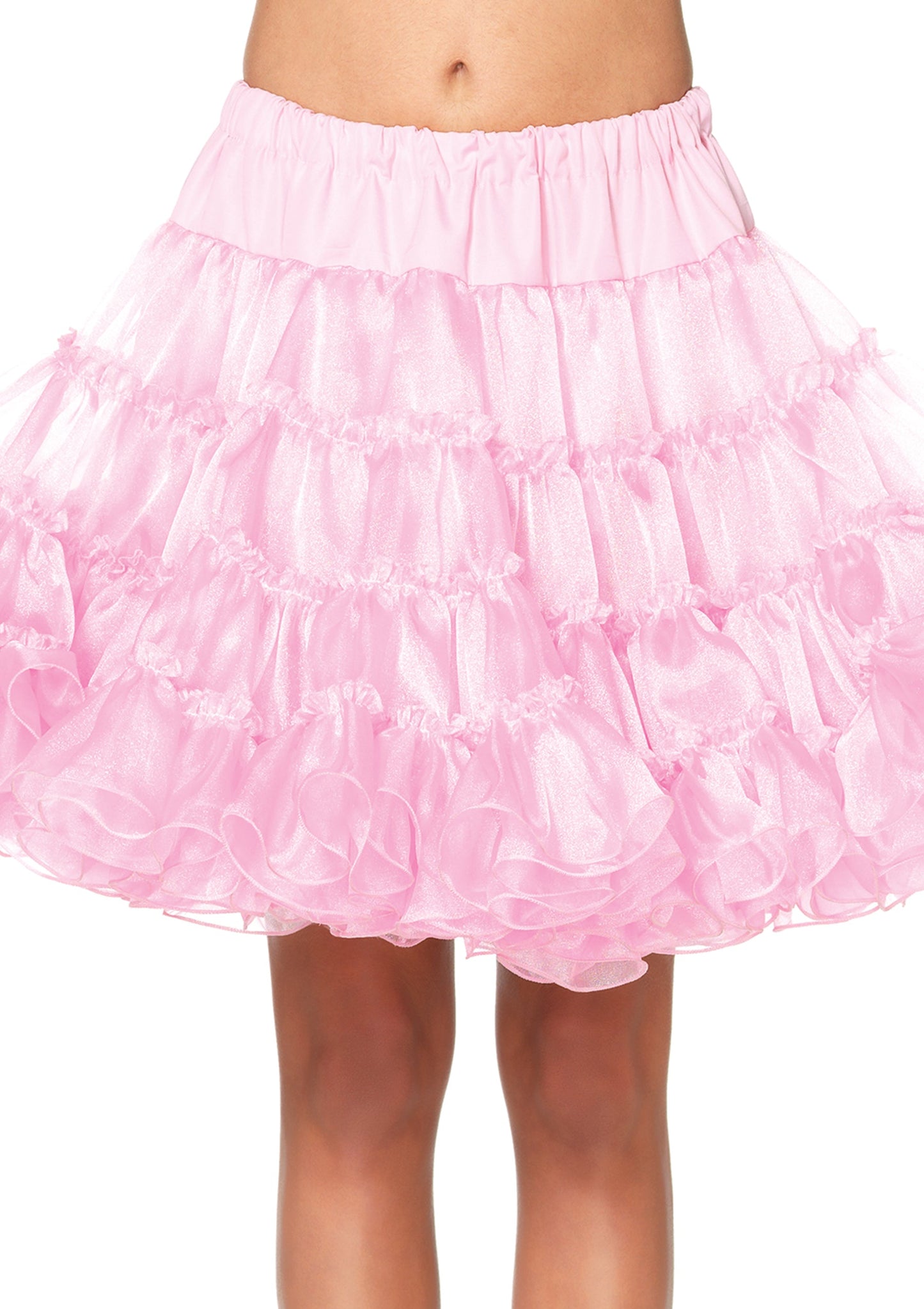 Knee Length Deluxe Crinoline Petticoat Costume Skirt