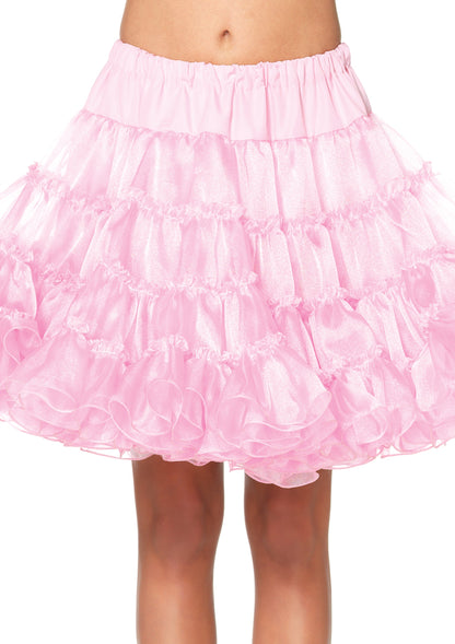 Knee Length Deluxe Crinoline Petticoat Costume Skirt