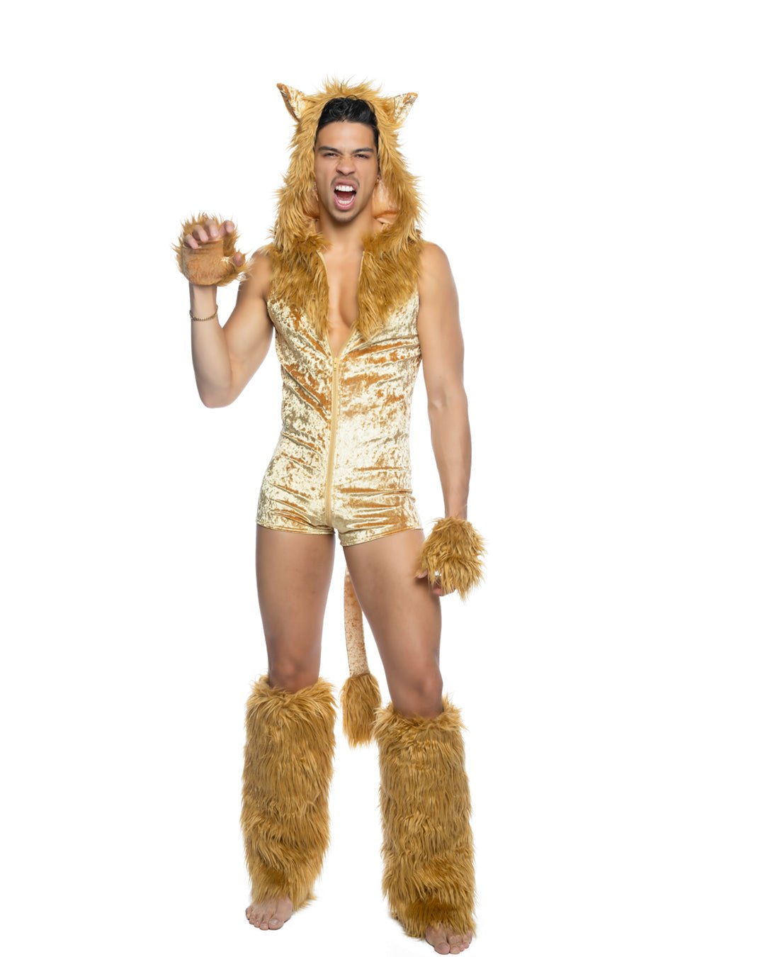 2pc Lusty Lion King Mens Costume - Unspoken Fashion