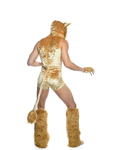 2pc Lusty Lion King Mens Costume - Unspoken Fashion
