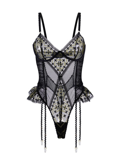 Anastasia Midnight Gold Bodysuit