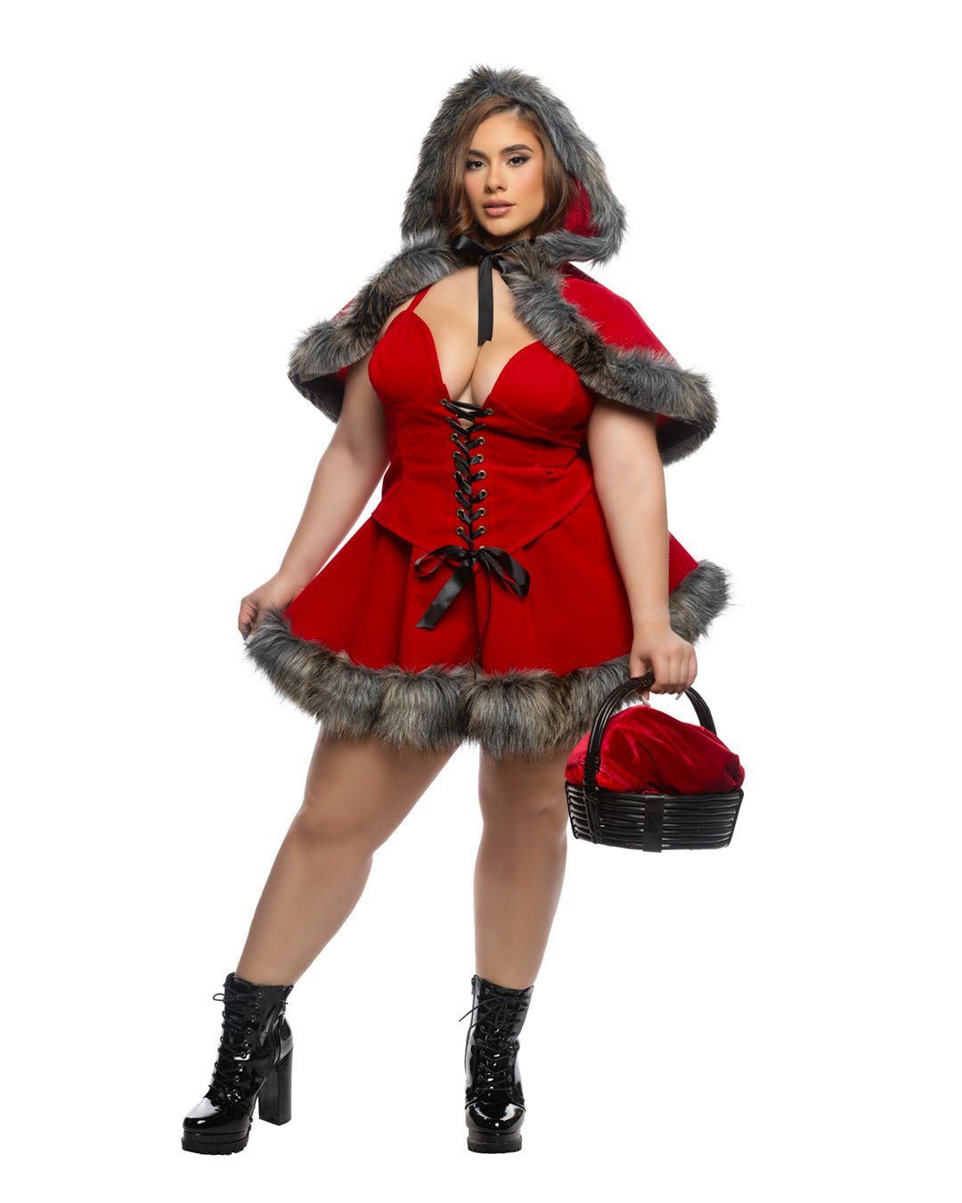 3pc Enchanted Forest Red Costume - Unspoken Fashion