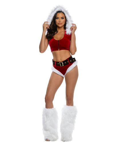 3pc Holiday Vixen Costume - Unspoken Fashion
