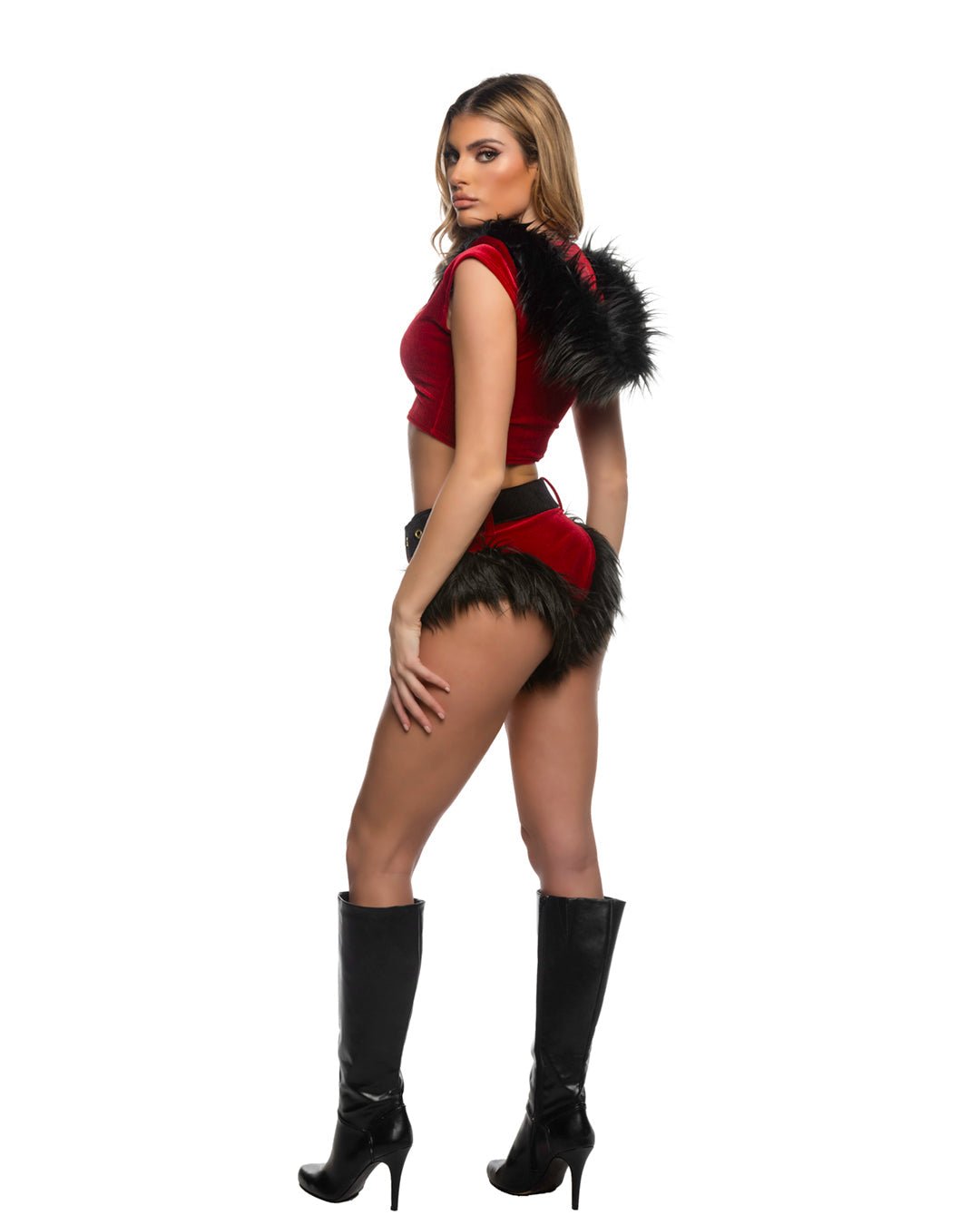 3pc Holiday Vixen Costume - Unspoken Fashion
