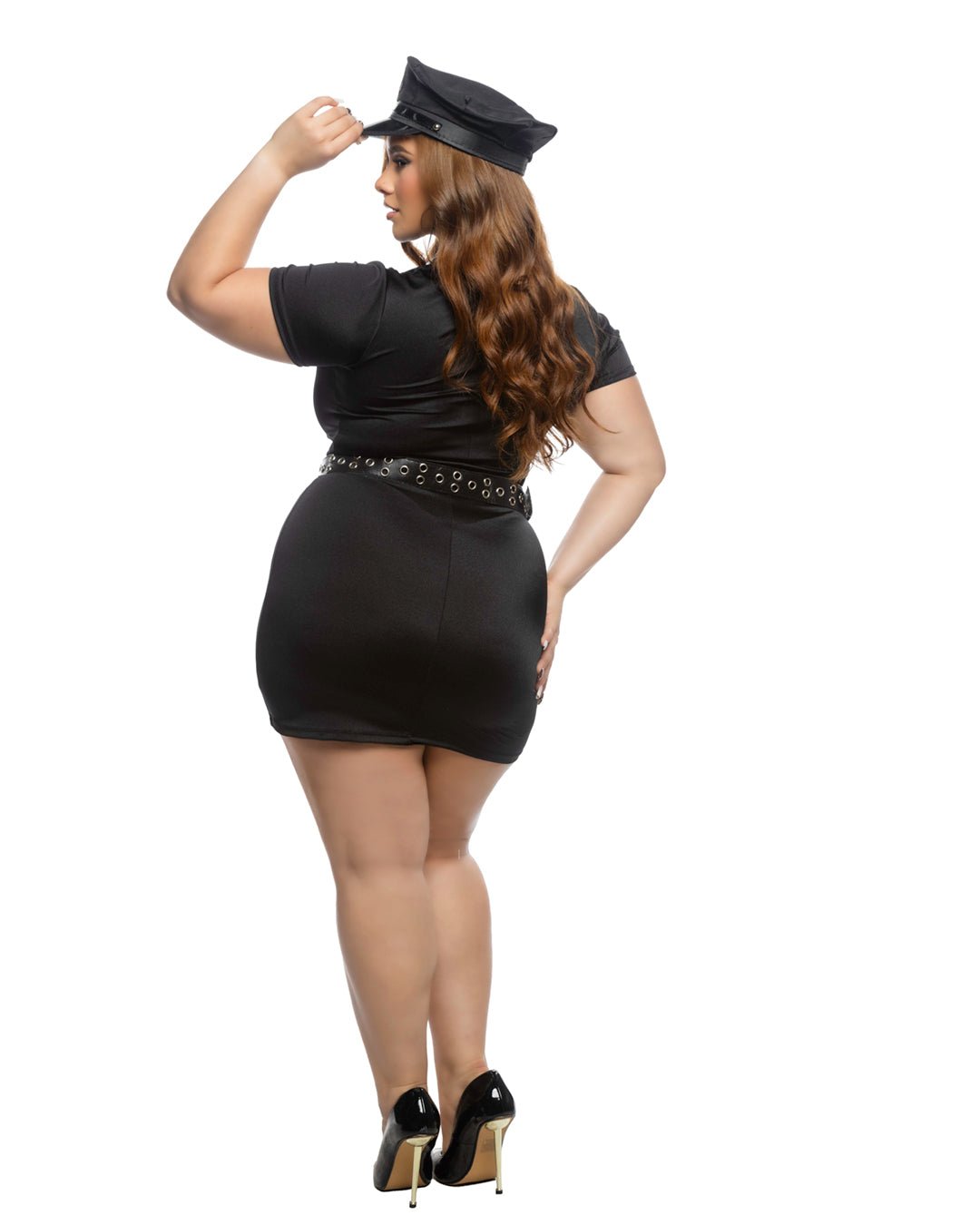 5pc Flirty Officer Costume - Unspoken Fashion