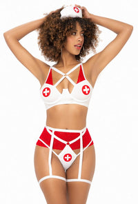 Mapale Sexy Nurse Lingerie Costume