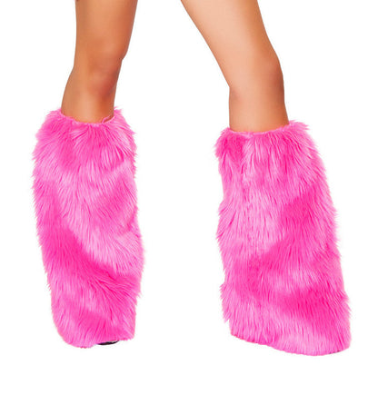 J. Valentine Rave Basic Faux Fur Leg Warmers