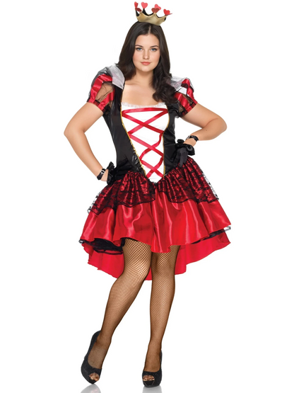 Plus Royal Red Queen Costume