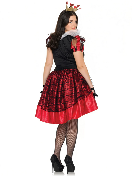 Plus Royal Red Queen Costume