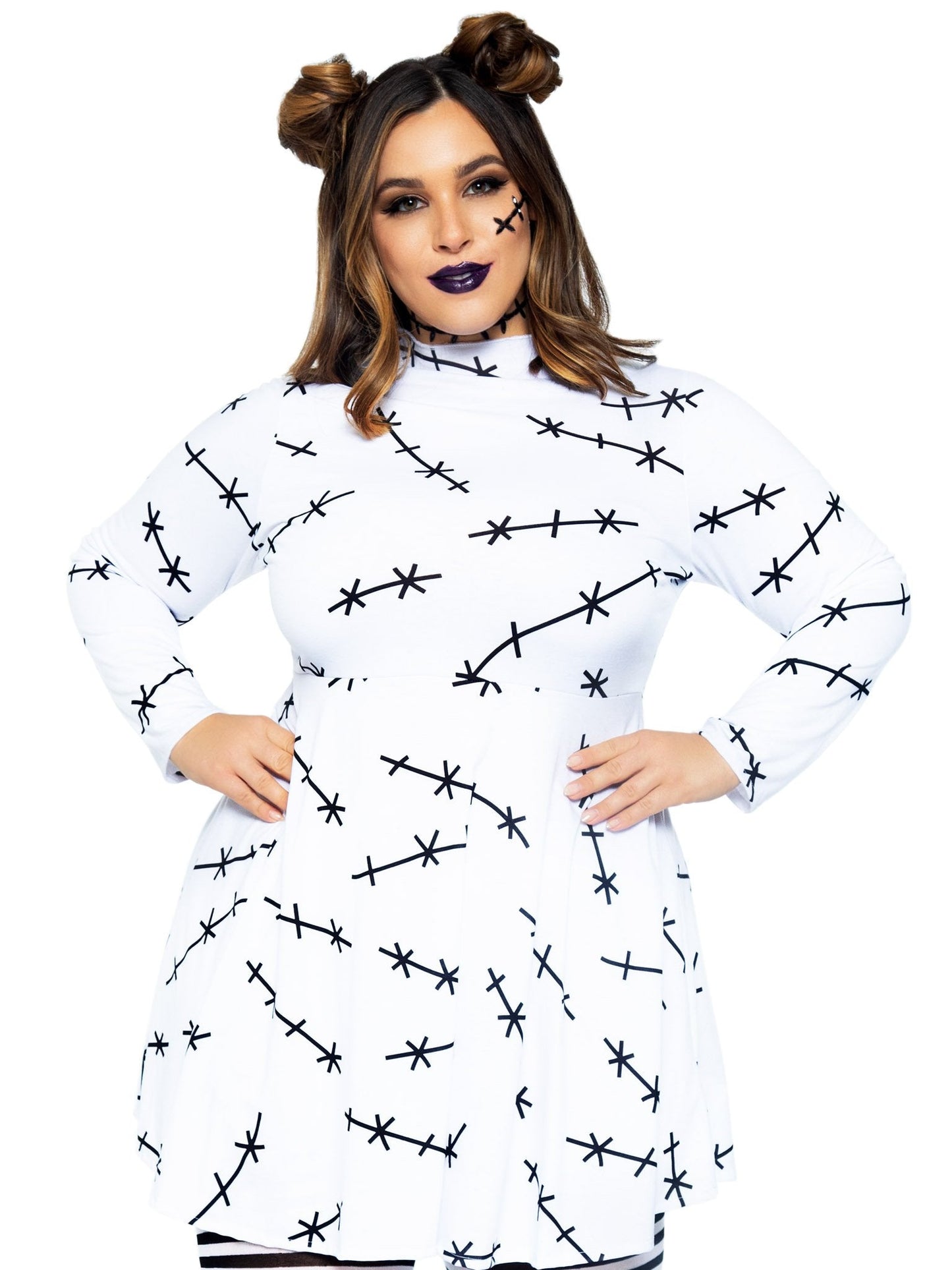 Plus Stitch T-Shirt Dress