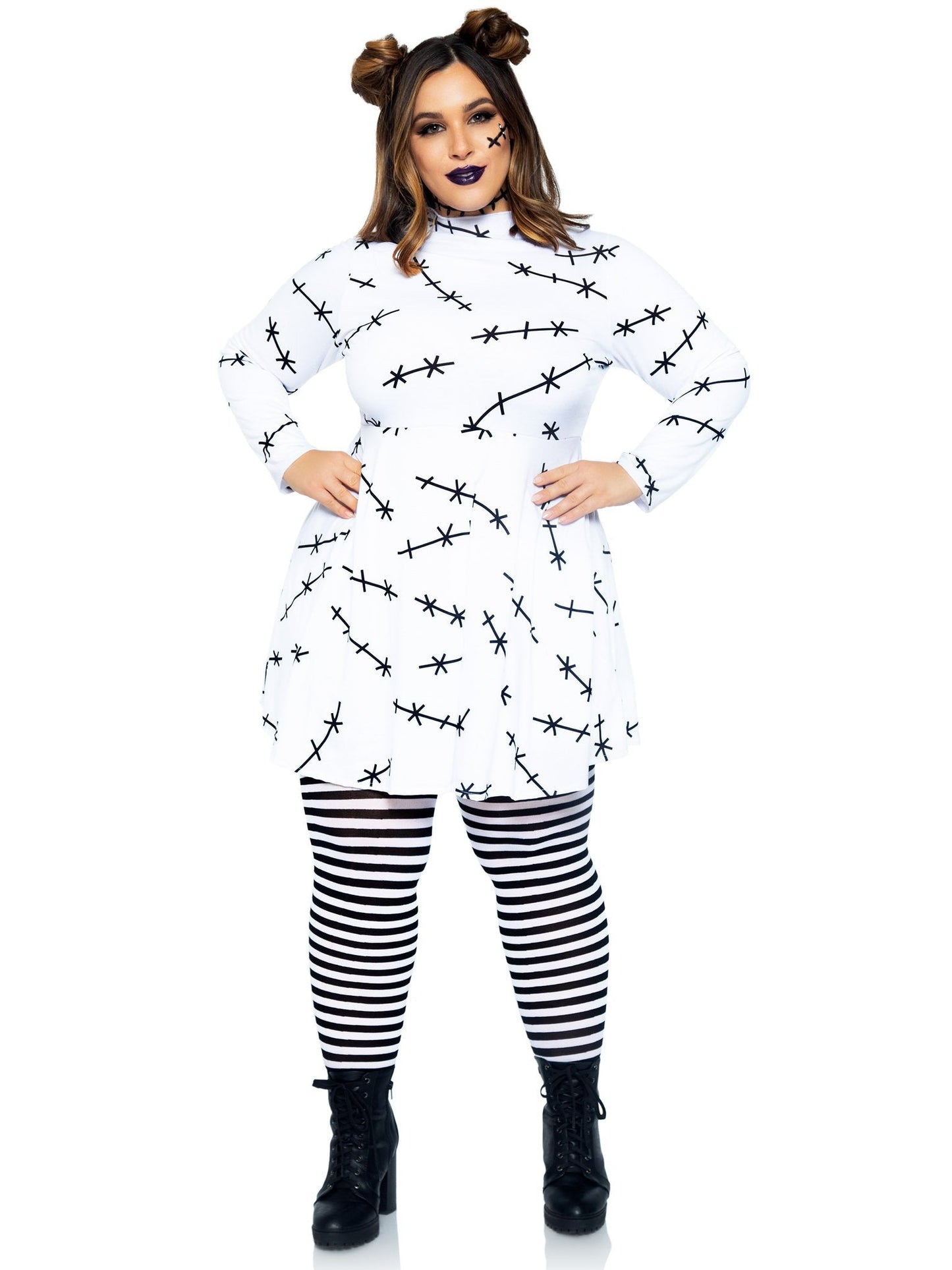 Plus Stitch T-Shirt Dress