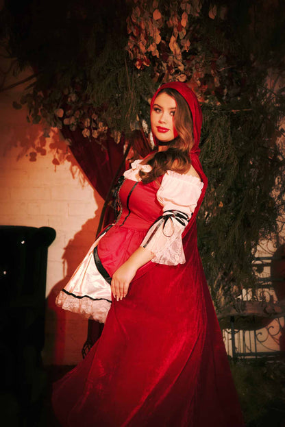 Plus Storybook Red Riding Hood Costume