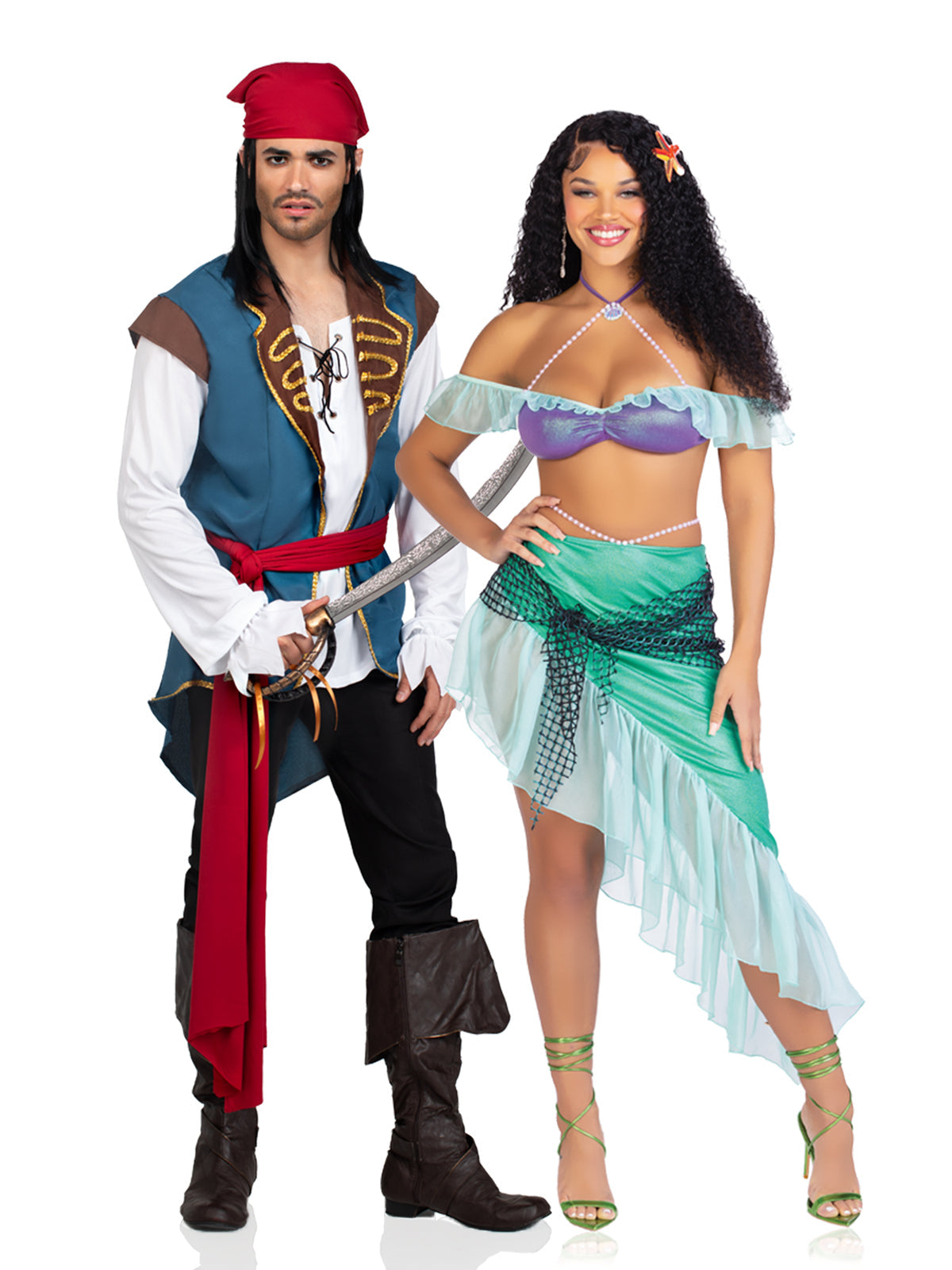Men's 3 PC Scoundrel Pirate Costume